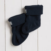 G&A Kids Welly Boot Socks Navy